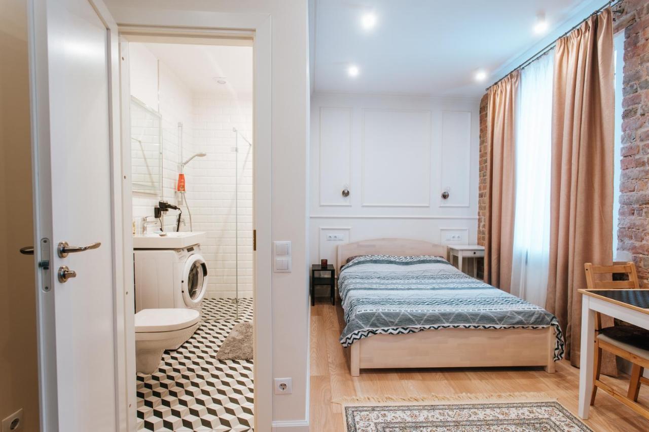 ריגה Stylish Latvian-Style Studio Apartment Near City Center, Parks, Cafes & Public Transit מראה חיצוני תמונה